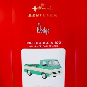 Hallmark Christmas Ornament 1966 Dodge Truck A-100